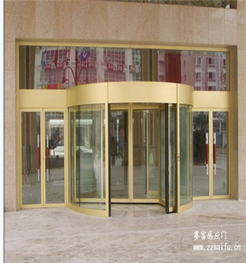 圓形平開感應門