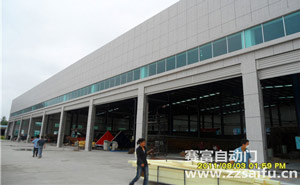 益陽(yáng)沅江太陽(yáng)鳥(niǎo)車(chē)間抗風(fēng)卷簾門(mén)案例