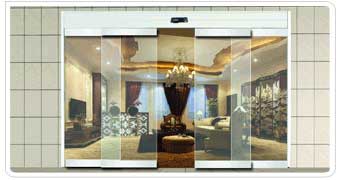 HY-A2純玻璃雙開式緊急速推自動(dòng)門