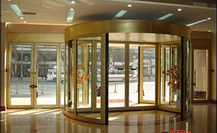 蘭州中國人民銀行旋轉(zhuǎn)門工程案例