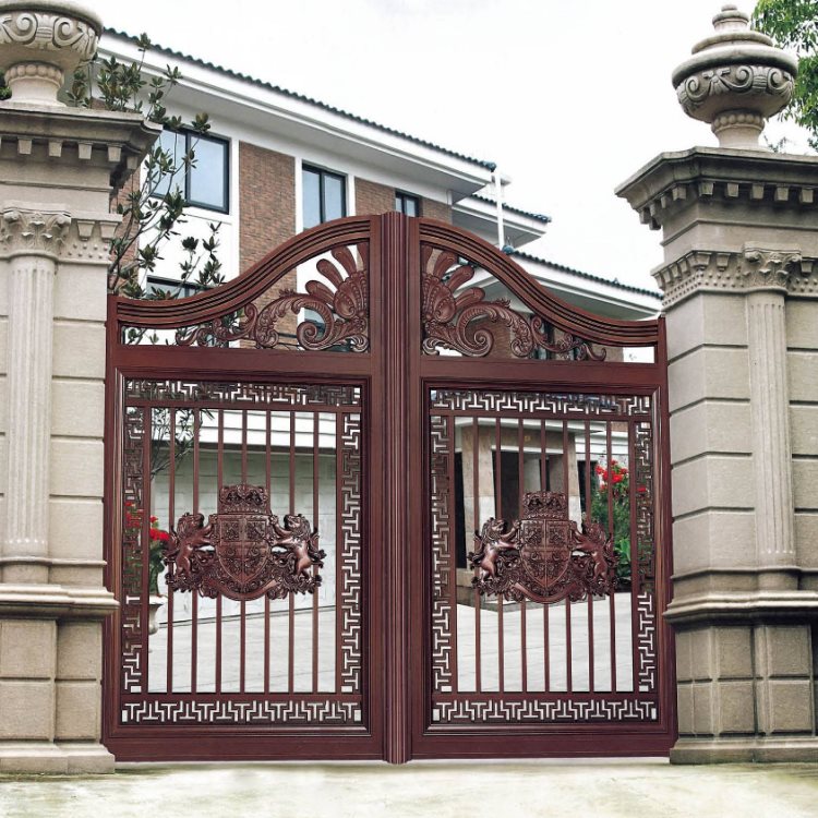 鋁藝庭院大門 黃驊樓梯欄桿生產(chǎn)安裝