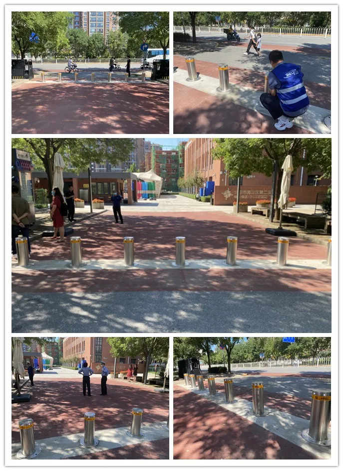 卓奧世鵬海淀第二實(shí)驗(yàn)小學(xué)升降柱項(xiàng)目成功交付