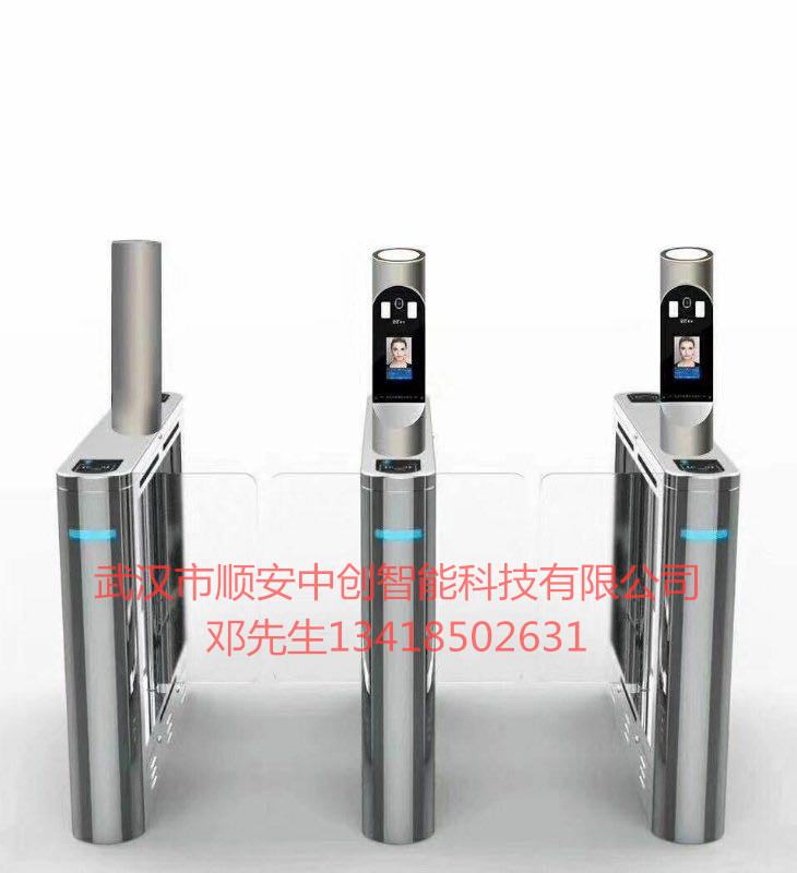 豪華防撞擺閘小區(qū)智能門禁系統(tǒng)人行通道閘人臉識別閘機武漢現(xiàn)貨