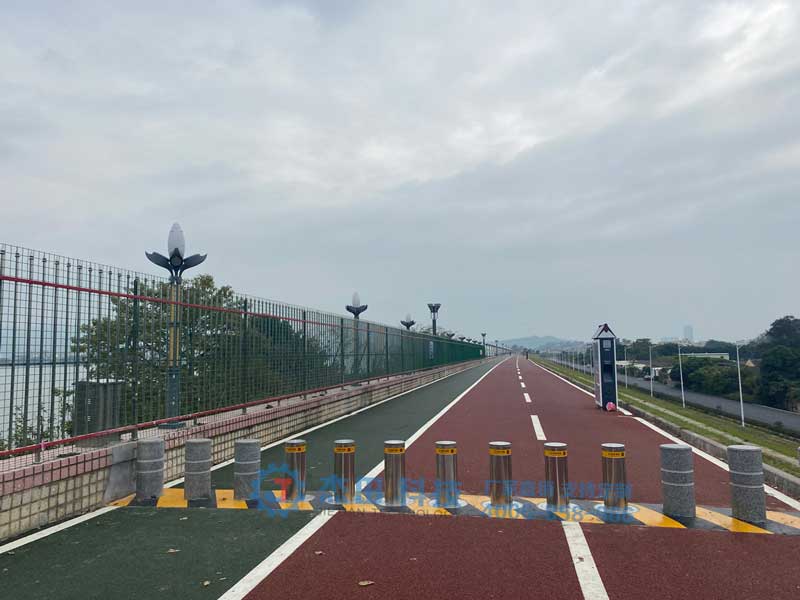 潮州市韓江健康步道升降柱項(xiàng)目 - 中出網(wǎng)-智能出入口與停車充電門戶