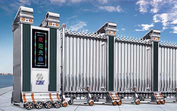 不銹鋼伸縮門(mén) - 王者風(fēng)范一代QG-G1590不銹鋼伸縮門(mén)