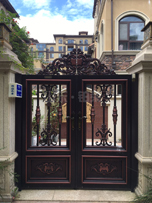 鋁藝別墅大門庭院門雙開門鋁合金庭院大門院子大門定制歐式庭院門