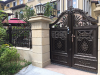 別墅大門鋁藝大門歐式鄉(xiāng)村庭院門