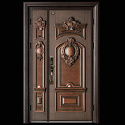 山東鉑萊供應(yīng)防盜門鋁藝大門廠家直銷