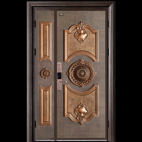 山東廠家供應(yīng)鑄鋁防盜門私人定制