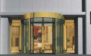 陽光雪域大酒店旋轉(zhuǎn)門案例