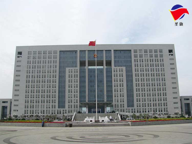 政府旗桿案例 - 中出網(wǎng)-智能出入口與停車充電門戶