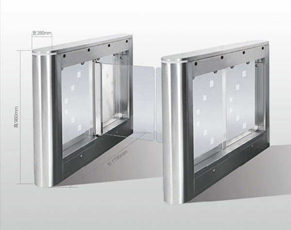 豪華圓弧小擺閘DR001