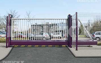 電機(jī)內(nèi)置無(wú)軌懸臂門(mén)