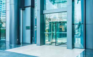 上海東亞銀行大廈旋轉(zhuǎn)門案例 - 中出網(wǎng)-智能出入口與停車充電門戶