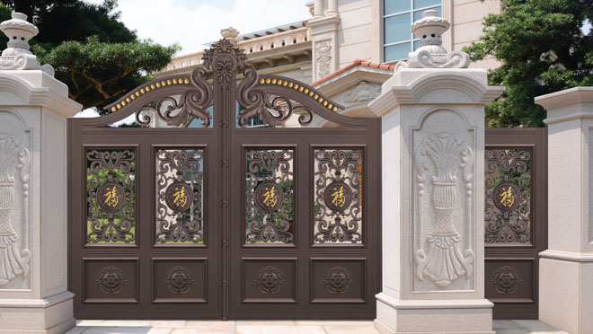 保利獨(dú)墅西岸別墅大門案例 - 中出網(wǎng)-智能出入口與停車充電門戶