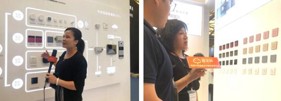 狄耐克ODM客戶部經(jīng)理沈鳳連和上海區(qū)域總監(jiān)陸青