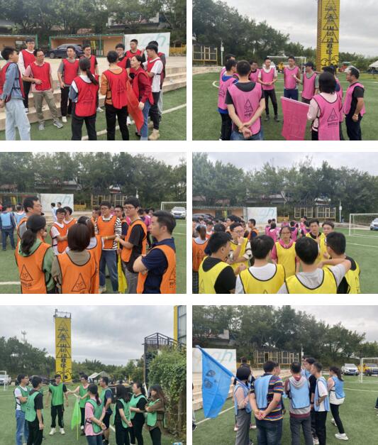 素質(zhì)拓展環(huán)節(jié)主要采用團隊作戰(zhàn)的方式進行