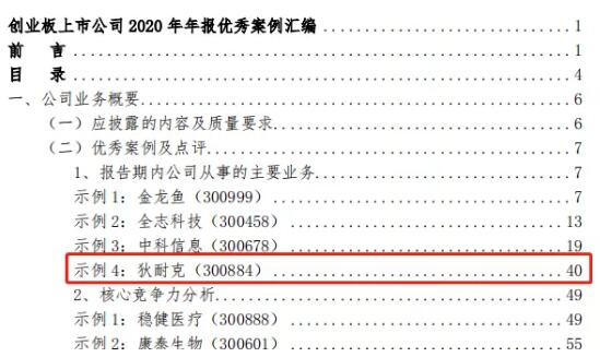 狄耐克實力入選《創(chuàng)業(yè)板上市公司2020年年報優(yōu)秀案例匯編》