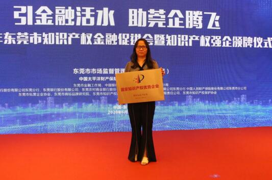 榮獲國(guó)家知識(shí)產(chǎn)權(quán)優(yōu)勢(shì)企業(yè)