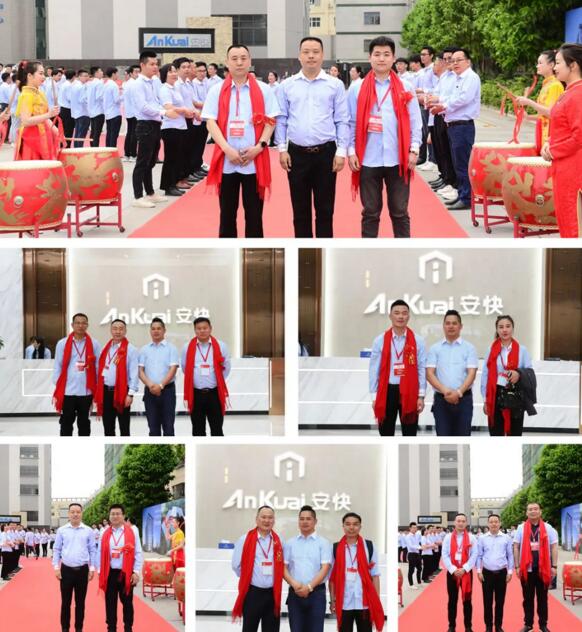 肖董帶隊隆重的歡迎儀式正式拉開安快2021年分部營銷峰會的序幕