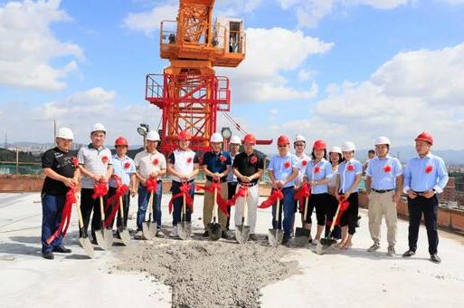 東莞塘廈石馬新地標(biāo)-安快3號，4號大樓成功封頂！