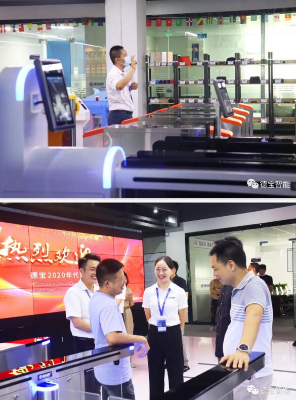 國內(nèi)銷售事業(yè)部副總王總帶領(lǐng)大家參觀公司