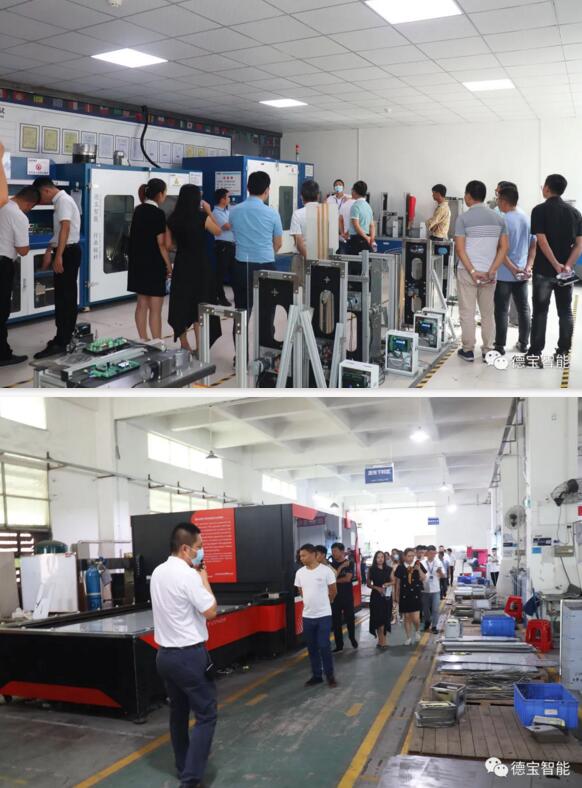 國內(nèi)銷售事業(yè)部副總王總帶領(lǐng)大家參觀了公司