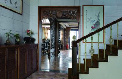 其他 - 高端鋁藝樓梯-HLY612-3效果圖b