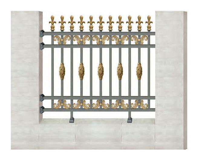 WL-19107護欄（深空灰+藝術(shù)金黃）