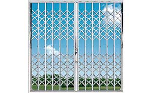 不銹鋼拉閘門 - 彎密欖加強(qiáng)型拉閘門