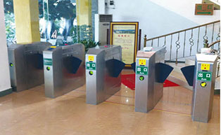 清遠(yuǎn)盈盞酒店人行通道閘工程案例