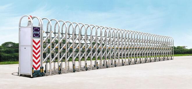 不銹鋼伸縮門 - 電動(dòng)伸縮門