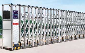 不銹鋼伸縮門 - JXD-2101-圓彩福1號伸縮門