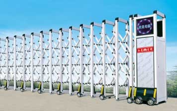 JXD-2083-平頭網(wǎng)花伸縮門