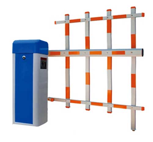 AK-102-雙層柵欄桿道閘藍白
