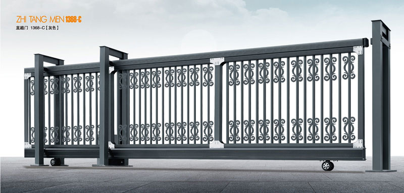 直線平移門 - 直趟門1368-C[灰色]