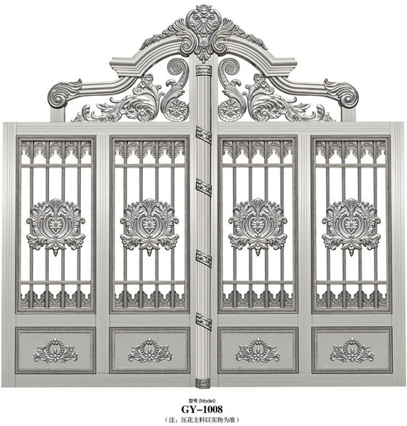 鋼藝大門 - 鋼藝庭院門-GY-1008