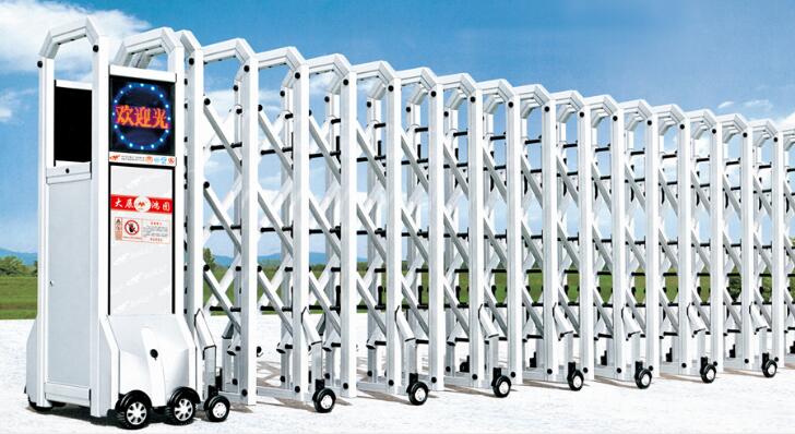 豪華鋁合金電動(dòng)伸縮門