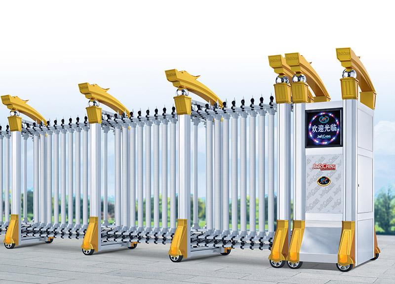 鋁合金伸縮門 - 御龍B1單排（銀）