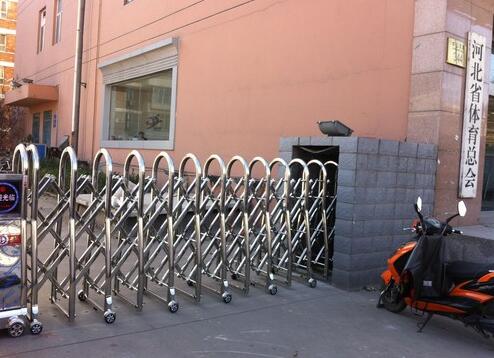 石家莊出安智能電動(dòng)伸縮門(mén)成河北省體育局的安全看護(hù)