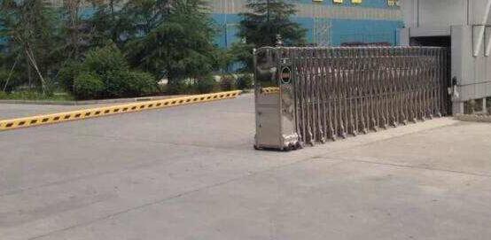 石家莊出安智能為中南甌海印象南府添上伸縮門