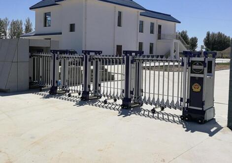 石家莊出安智能電動(dòng)伸縮門成功落地正基九宸