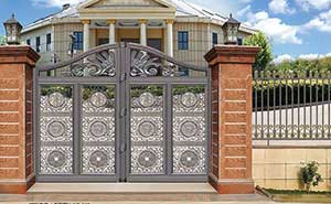 鋁藝大門 - 招財(cái)進(jìn)寶（平開門）NB-968