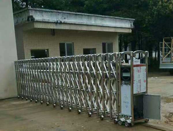 宿州市龍華機(jī)械制造有限公司電動伸縮門案例 - 中出網(wǎng)-智能出入口與停車充電門戶