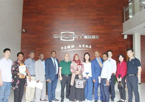 熱烈歡迎埃塞俄比亞建設(shè)部部長(zhǎng)一行蒞臨湘聯(lián)考察！