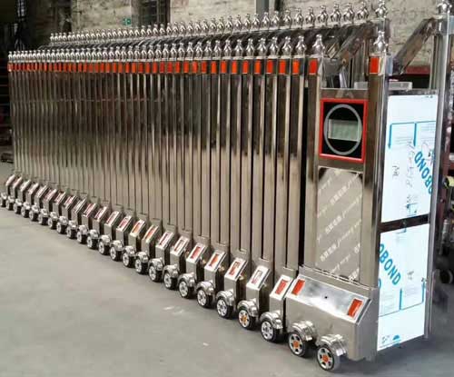 安陽市道誠機(jī)械有限公司電動伸縮門案例 - 中出網(wǎng)-智能出入口與停車充電門戶