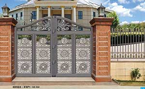北京出安智能別墅鋁藝大門(mén)成功落地未來(lái)金茂府  
