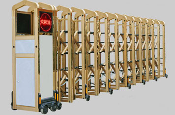 包頭出安智能電動伸縮門成石寶鐵礦大門口一道亮麗風(fēng)景