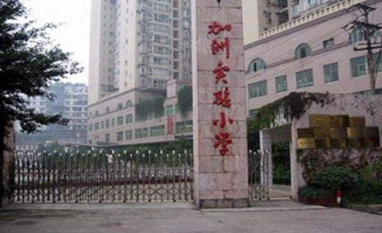 重慶出安智能伸縮門為重慶加州實驗小學添加色彩 