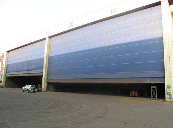 無錫出安智能工業(yè)門被無錫澄西船廠應(yīng)用